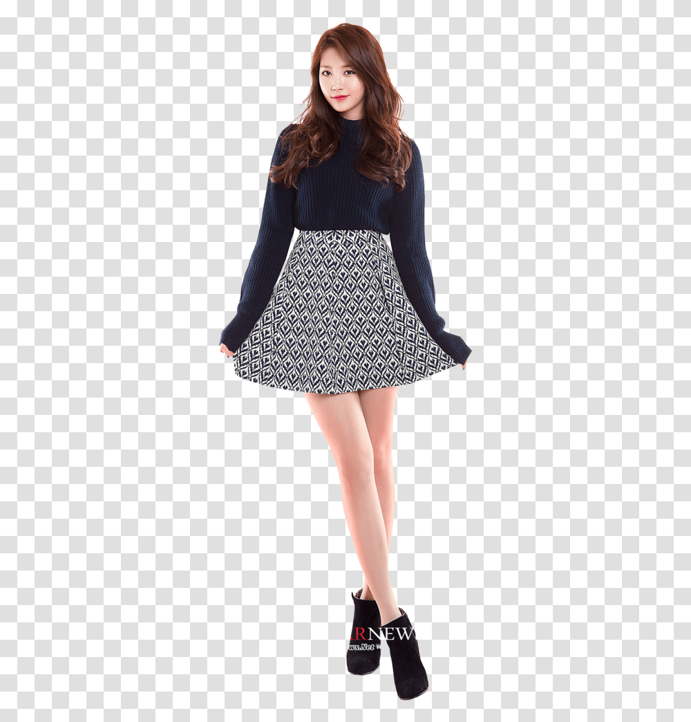 Ltyoastmark Korean Girl Background, Dress, Person, Skirt Transparent Png
