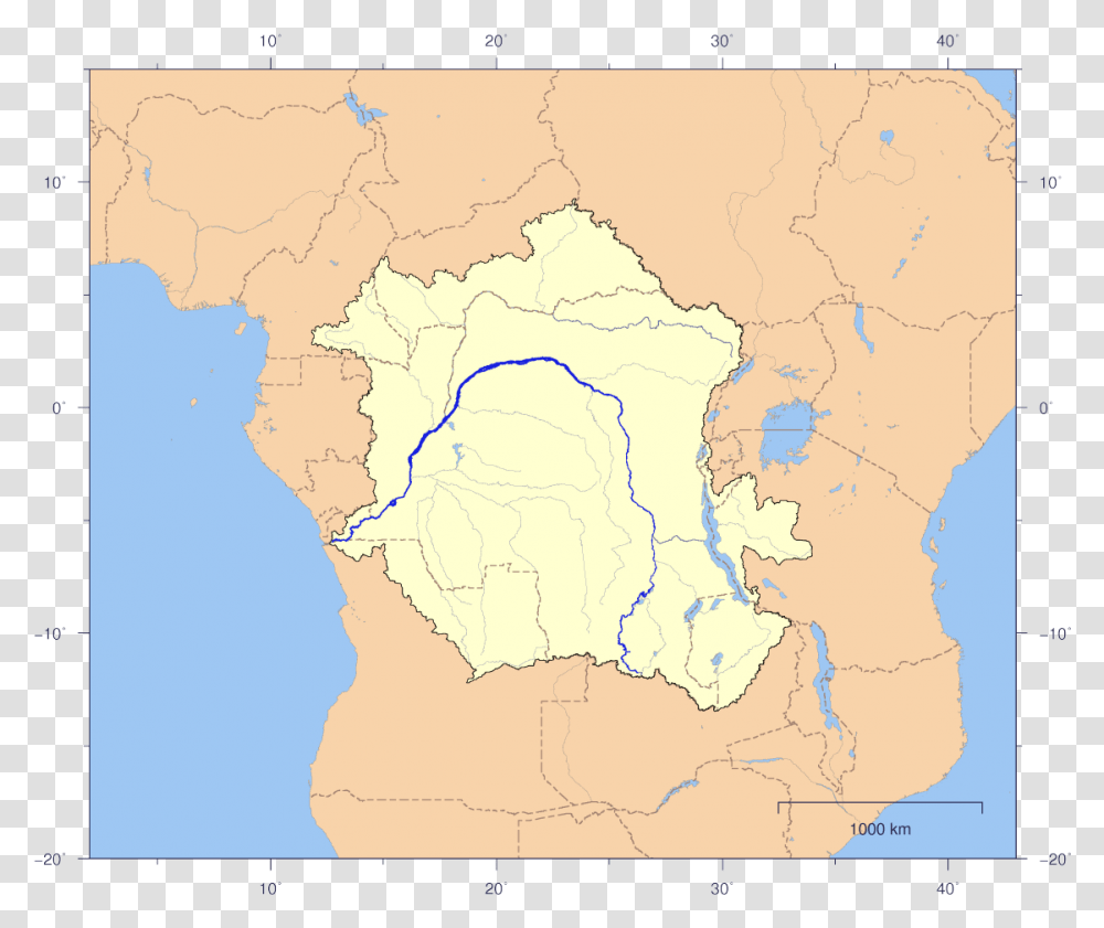 Lualaba River Map, Diagram, Plot, Atlas, Vegetation Transparent Png