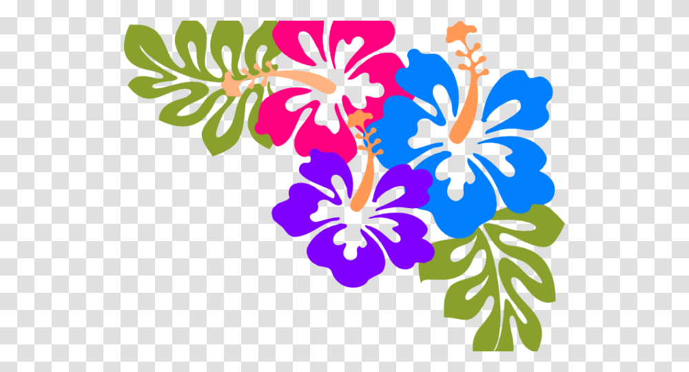 Luau Hawaiian Flowers Clip Art, Plant, Blossom, Hibiscus Transparent Png