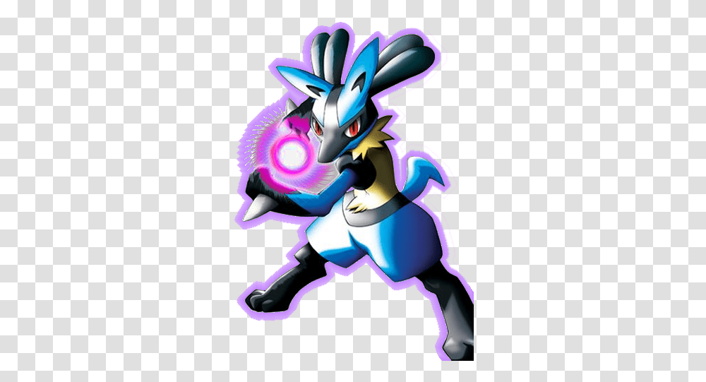 Lucario In The Movie Can Also Speak Lucario Aura Sphere, Toy, Graphics, Art, Purple Transparent Png