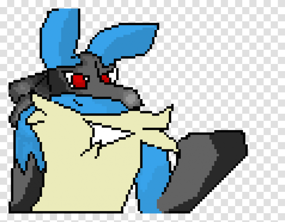 Lucario Pixel Art Maker, Vehicle, Transportation, Bird, Animal Transparent Png