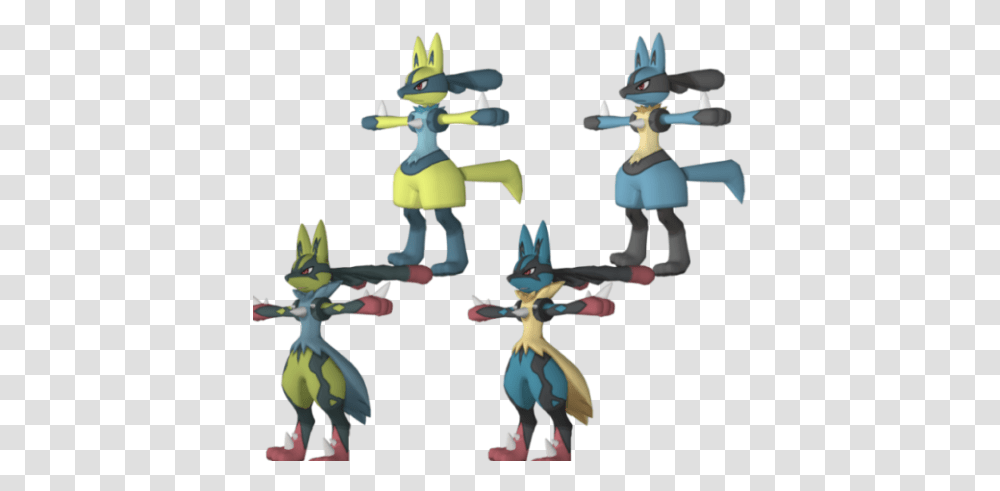 Lucario Pokemon Character Free 3d Model Cartoon, Toy, Figurine, Monitor, Screen Transparent Png