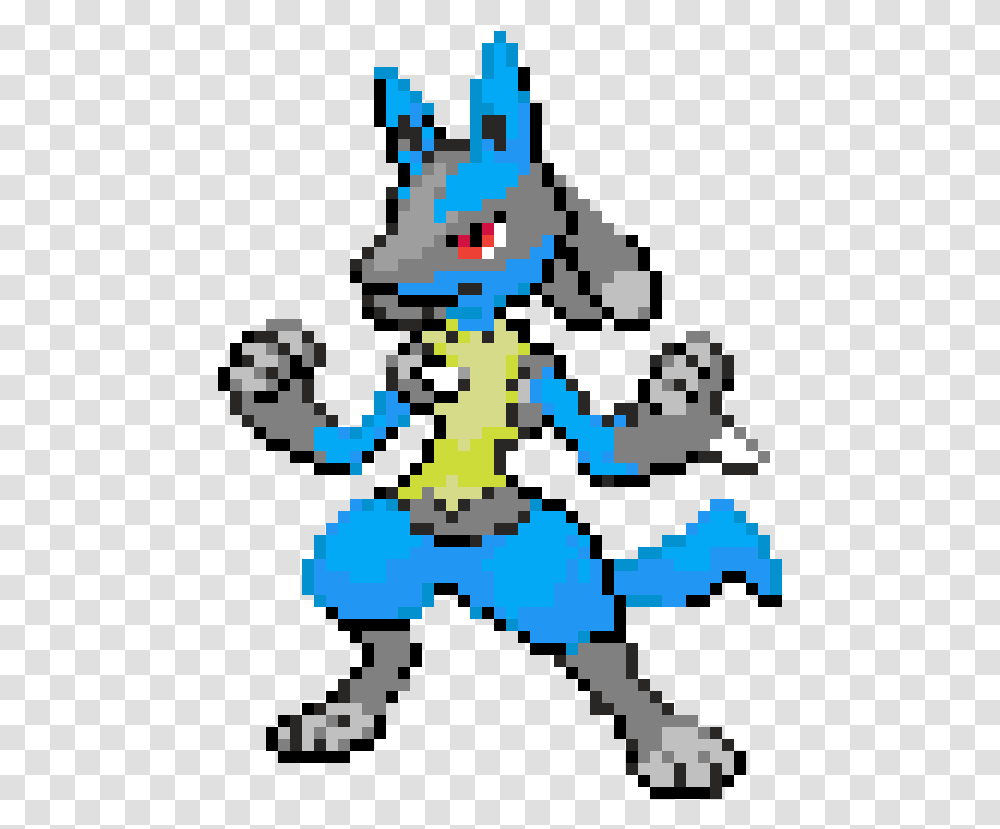 Lucario Pokemon Pixel Art Pixel Art Pokemon, Ornament, Graphics, Rug, Tree Transparent Png