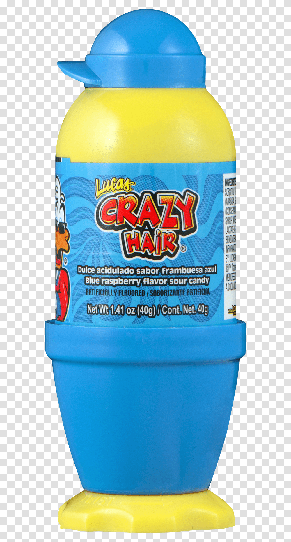 Lucas Crazy Hair Candy, Plant, Food, Bottle, Inflatable Transparent Png