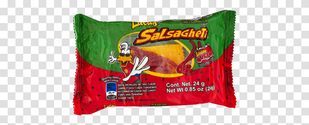Lucas Salsagheti Watermelon Wrapper, Food, Candy, Sweets Transparent Png