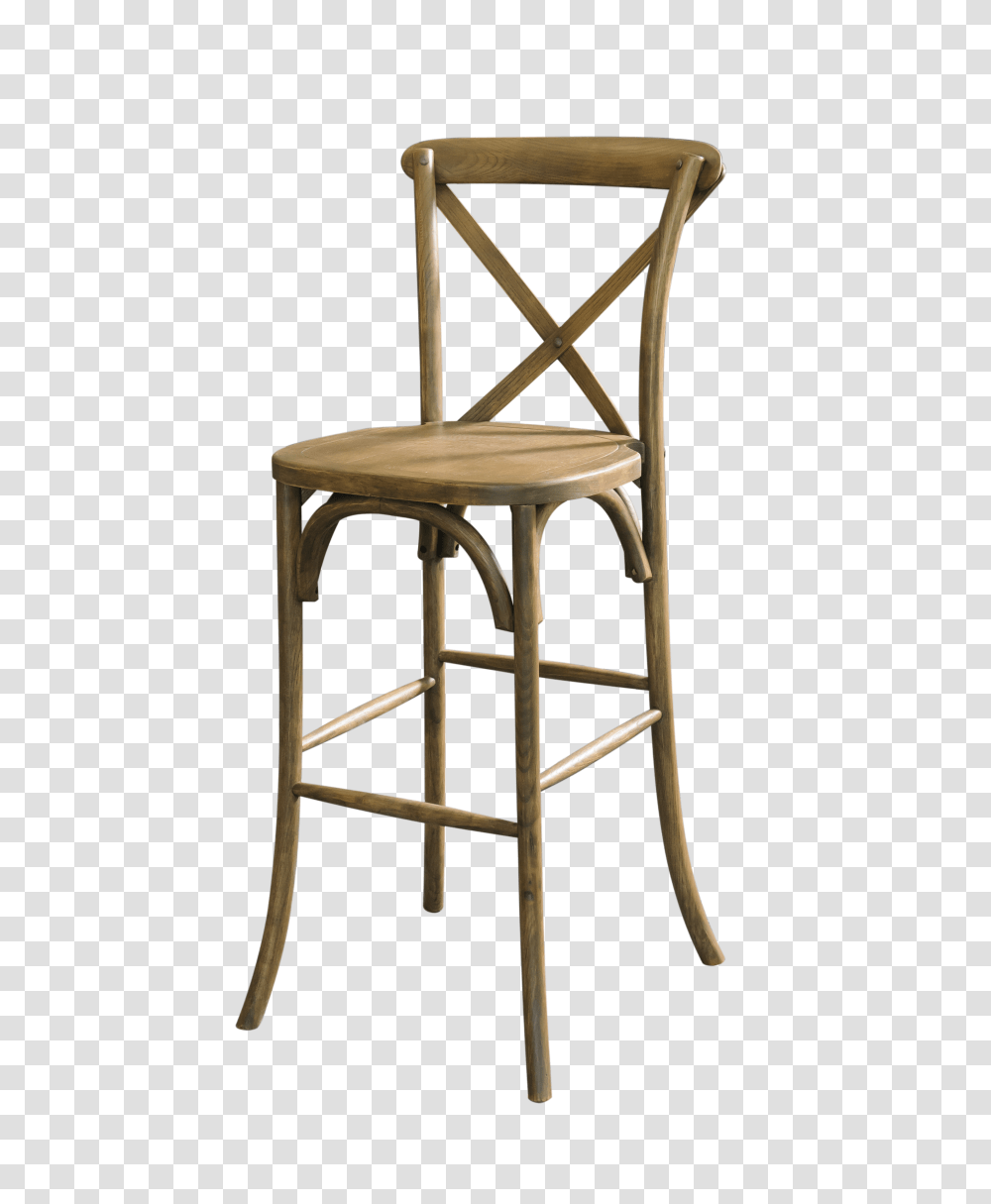Lucca X Back Wood Bar Chair Rustic, Furniture, Bar Stool Transparent Png