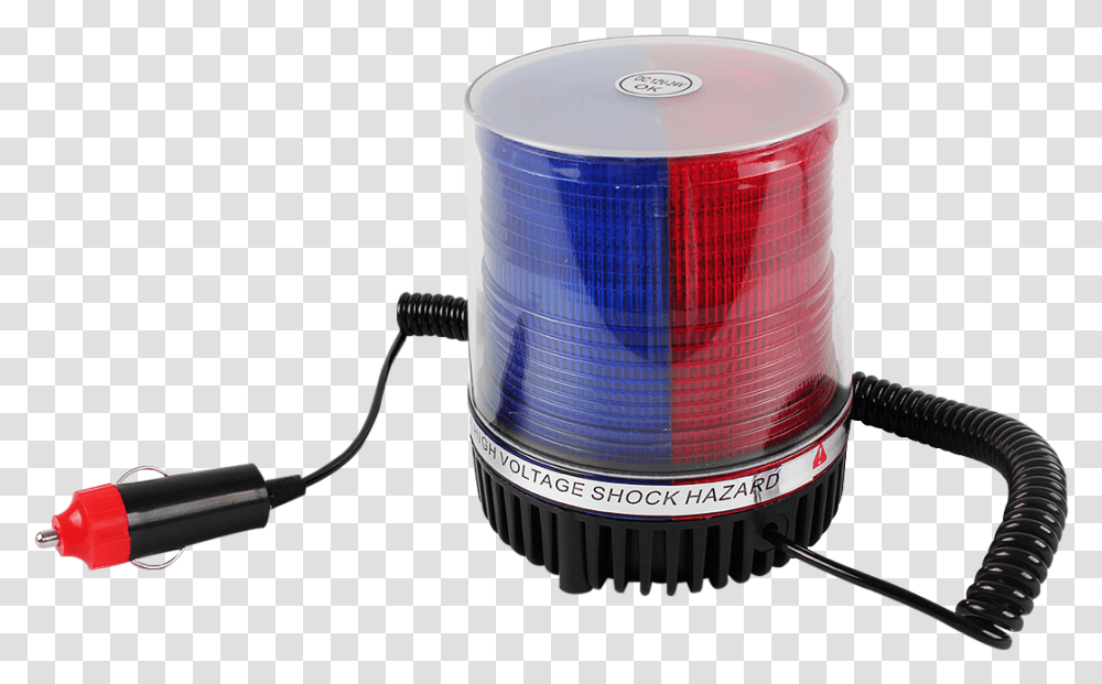 Luces De Policia Led Police Warning Cylinder, Mixer, Appliance, Light, Projector Transparent Png