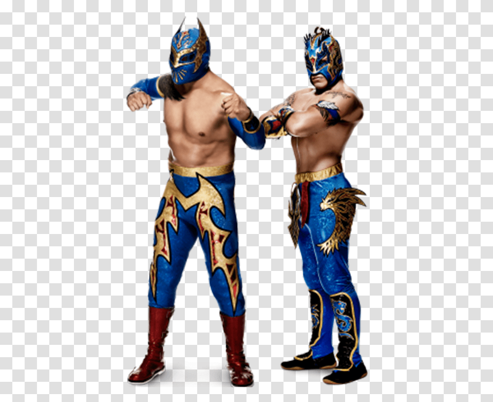 Lucha Dragons Pro Wrestling Wiki Divas Knockouts Lucha Dragons Real Face, Person, Human, Sport, Costume Transparent Png