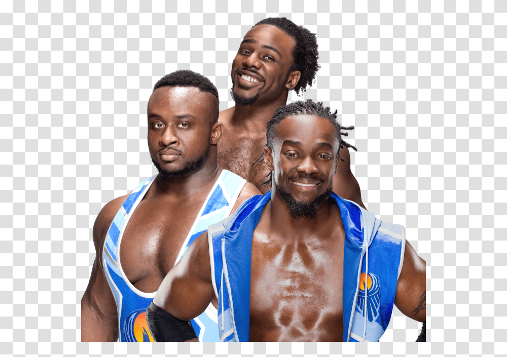 Lucha Dragons Without Mask New Day Wwe Without Background, Person, Human, Sport, Sports Transparent Png