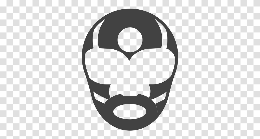 Luchador Mask Stripe Circle Detailed Silhouette Dot, Blow Dryer, Appliance, Hair Drier, Stencil Transparent Png