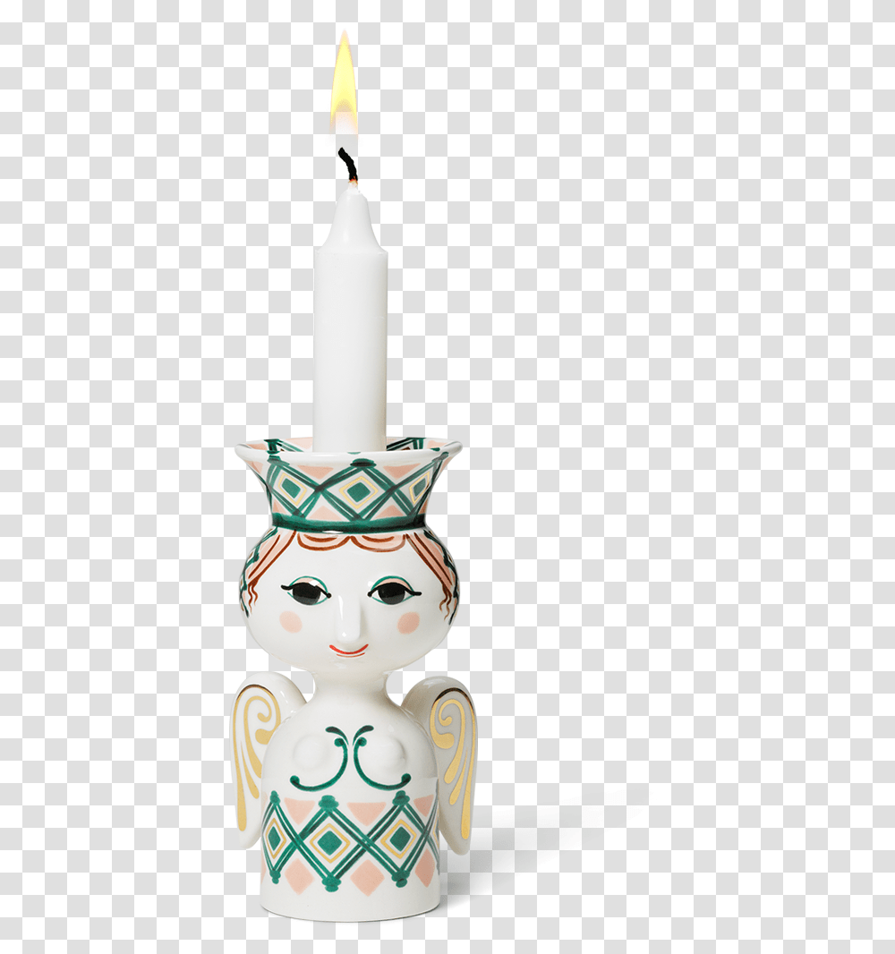 Lucia Angel Christmas Candle Holder Green With Gold H15 Bjrn Wiinblad Lucia Stage, Snowman, Winter, Outdoors, Nature Transparent Png