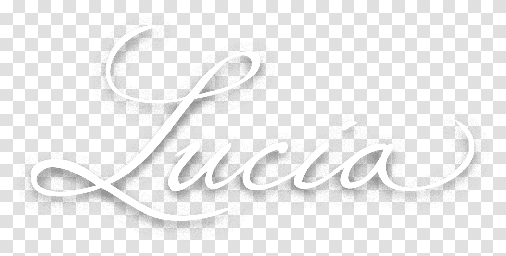 Lucia Wines Calligraphy, Handwriting, Letter, Label Transparent Png