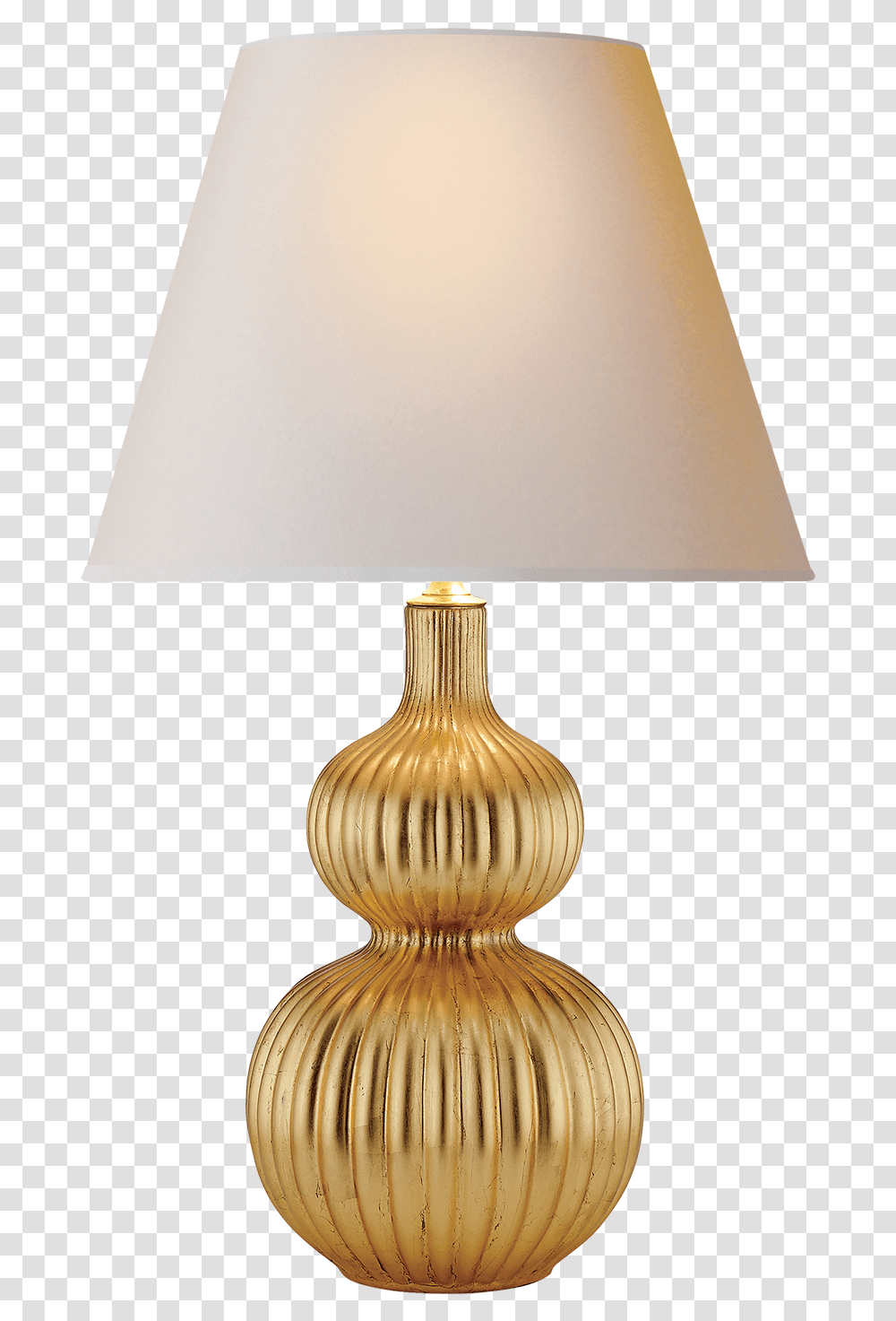 Lucille Table Lamp In Gilded With Natural Paper Shade Background Table Lamp, Lampshade Transparent Png