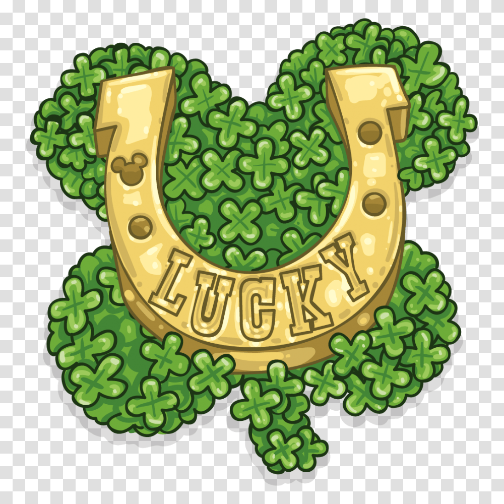 Luck Clipart Lucky Horseshoe, Birthday Cake, Dessert, Food, Plant Transparent Png
