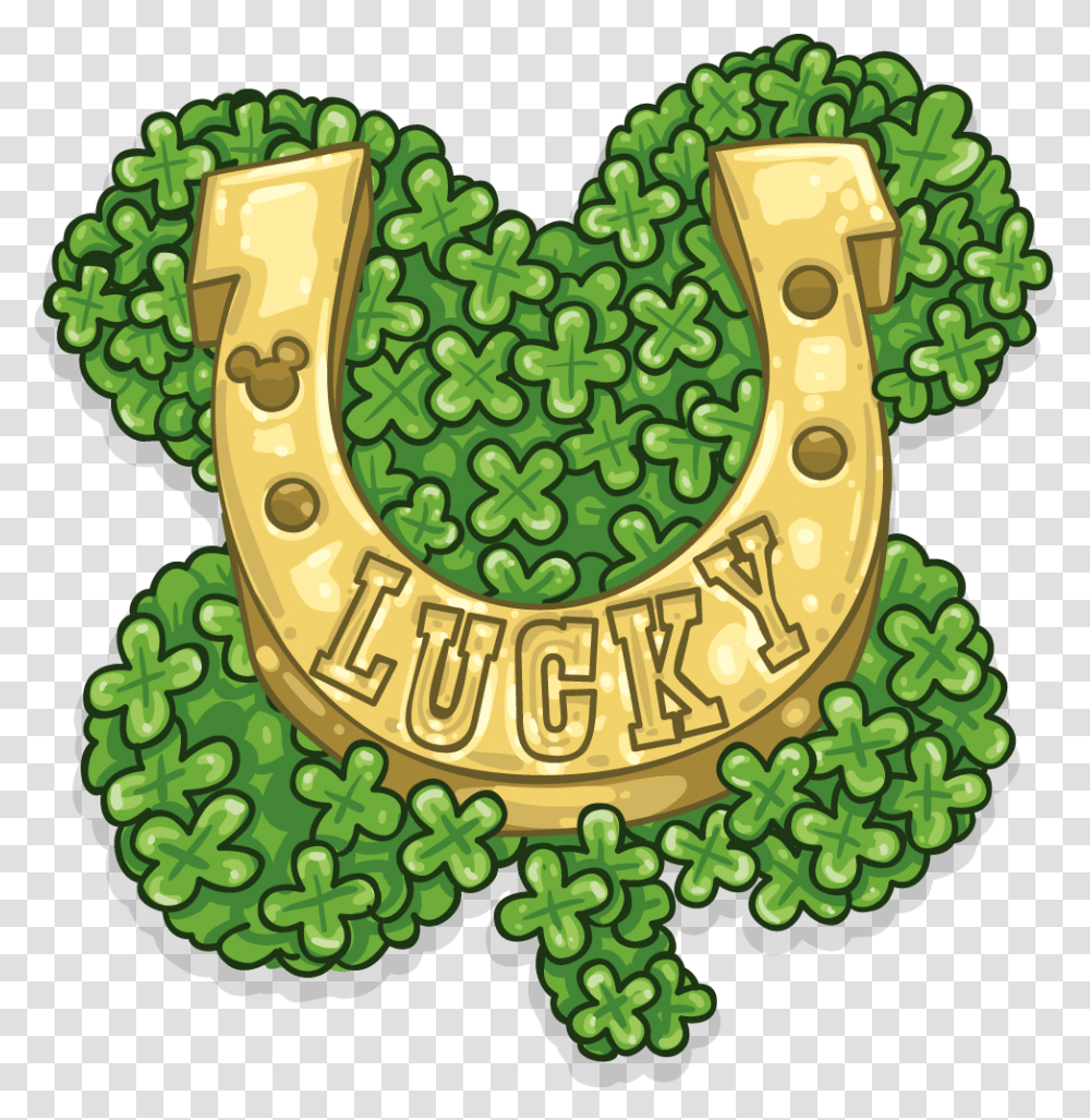 Luck Clipart Lucky Horseshoe Portable Network Graphics, Birthday Cake, Dessert, Food, Plant Transparent Png