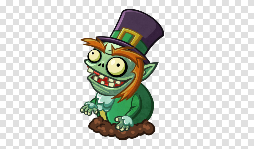 Luck O The Zombie Is Here Are You Feeling Plucky, Elf, Plant Transparent Png