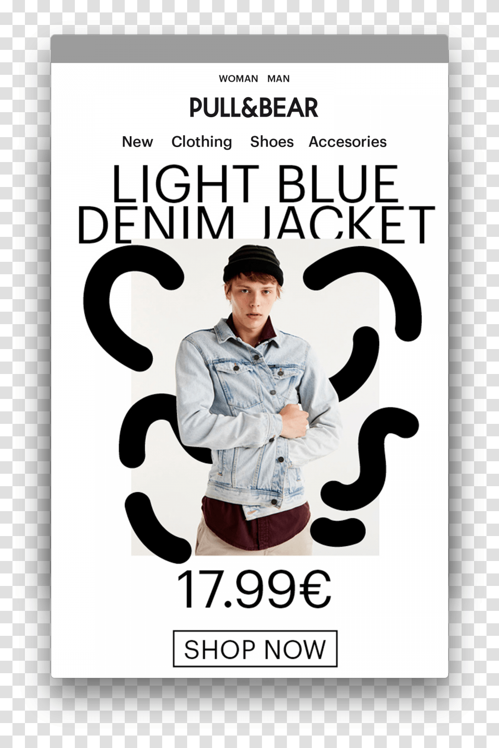 Lucky Blue Smith Poster, Person, Advertisement Transparent Png