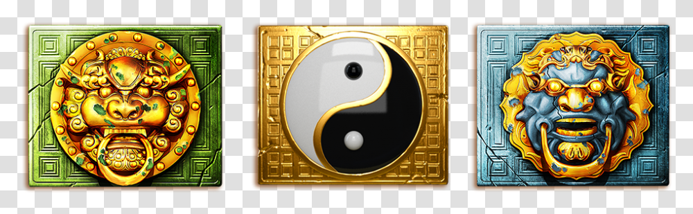 Lucky Dragon Slot Game Icon, Clock Tower, Building, Table, Furniture Transparent Png