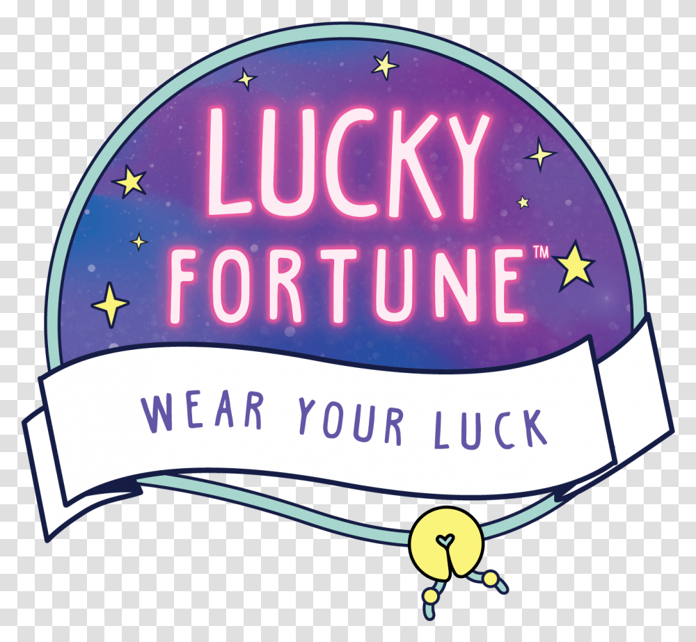 Lucky Fortune Wear Your Luck, Word, Neon, Light Transparent Png