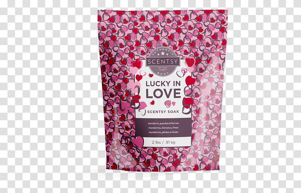 Lucky In Love Scentsy Soaks Scentsy Soak Lucky In Love, Flyer, Poster, Paper, Advertisement Transparent Png