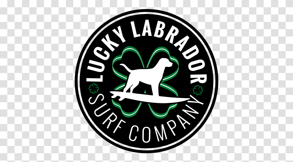 Lucky Labrador Surf Company Irish House Mumbai Logo, Symbol, Label, Text, Poster Transparent Png