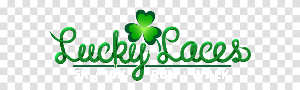 Lucky Laces Run 5k 10k City Park Clip Art, Green, Text, Graphics, Alphabet Transparent Png