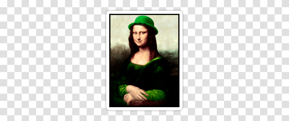 Lucky Mona Lisa, Hat, Apparel, Person Transparent Png