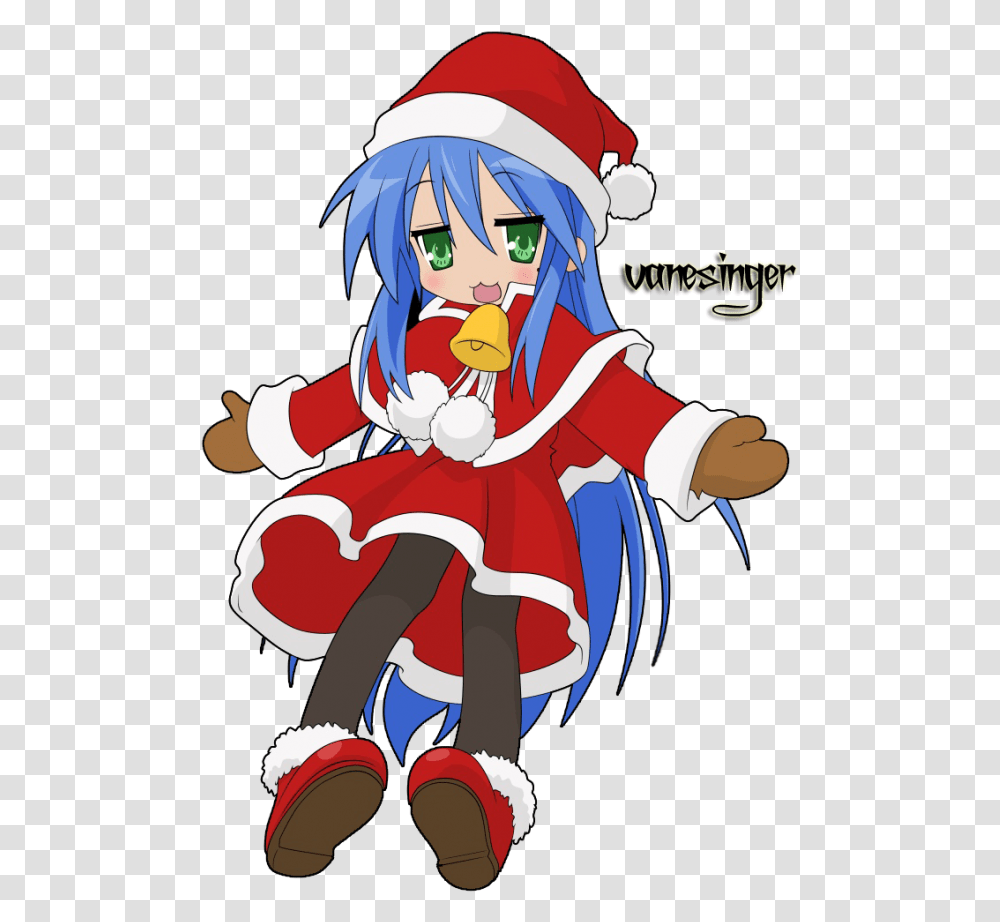 Lucky Star Konata Christmas, Performer, Person, Human, Clown Transparent Png