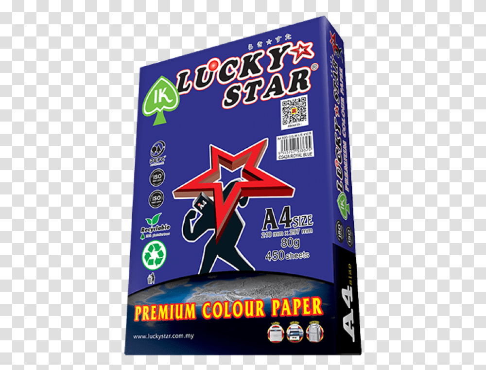 Lucky Star Red Paper, Poster, Advertisement, Flyer, Brochure Transparent Png