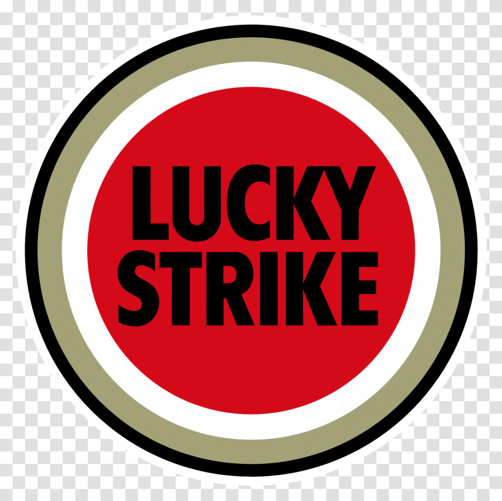 Lucky Strike Cigarettes Logo Chose Size Decal Sticker Circle, Label, Word Transparent Png