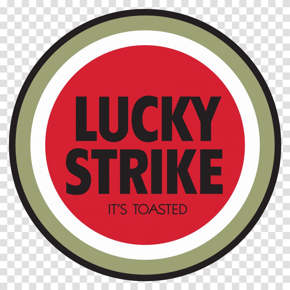 Lucky Strike Logo Circle, Label, Text, Symbol, Word Transparent Png