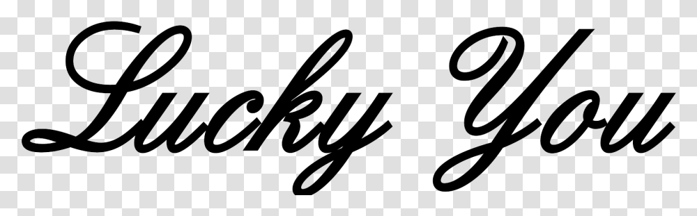 Lucky You Tattoo Harley Quinn, Handwriting, Signature, Autograph Transparent Png
