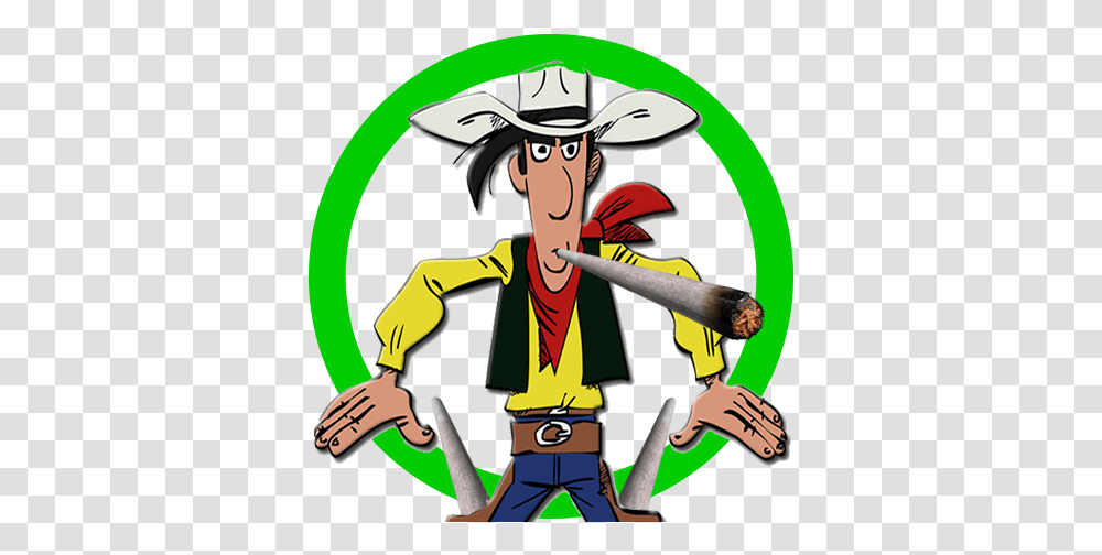 Luckyluke Smoke Lucky Luke, Person, People, Costume, Pirate Transparent Png