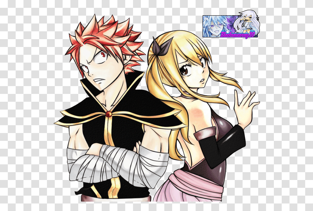 Lucy And Natsu Art, Comics, Book, Manga, Person Transparent Png