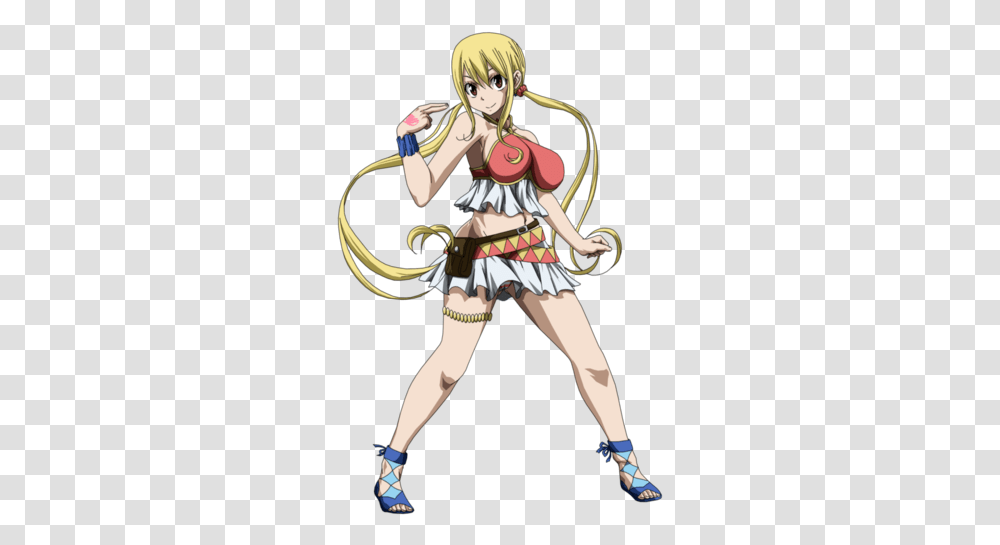 Lucy Heartfilia Lucy Heartfilia Dragon Cry Outfit, Person, Human, Leisure Activities, Whip Transparent Png