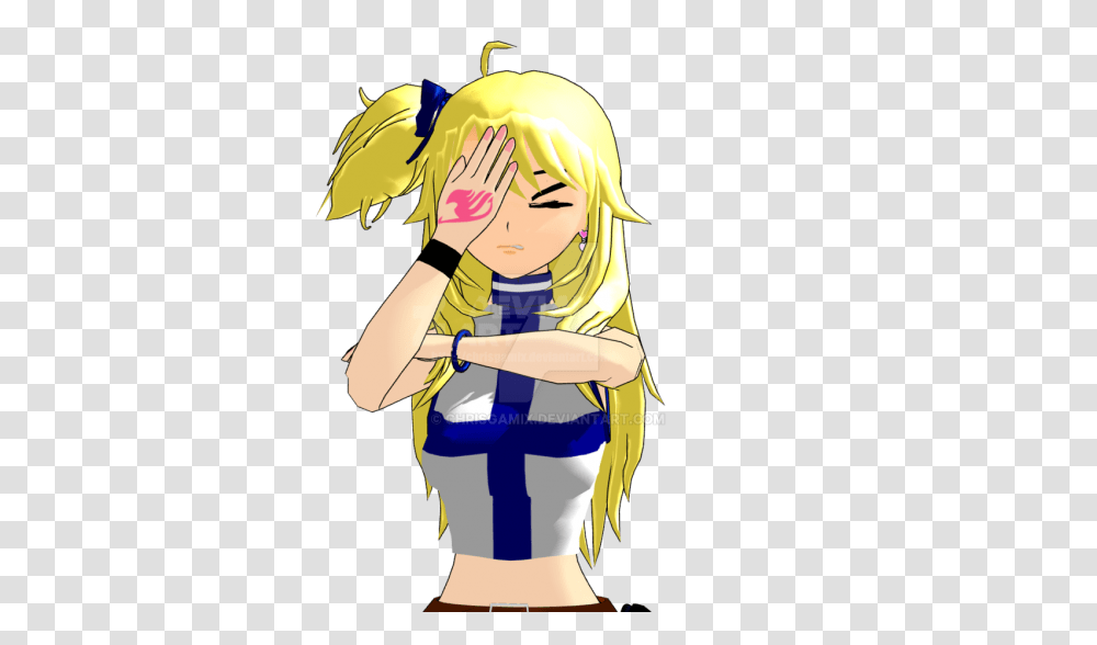 Lucy Heartfilia Render, Costume, Person, Human, Manga Transparent Png