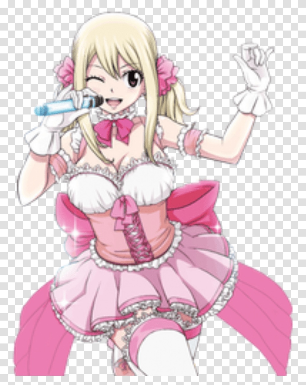 Lucy Lucyheartfilia Fairytail Sexy Singer Cute Lucy Fairy Tail Theme, Comics, Book, Manga, Person Transparent Png