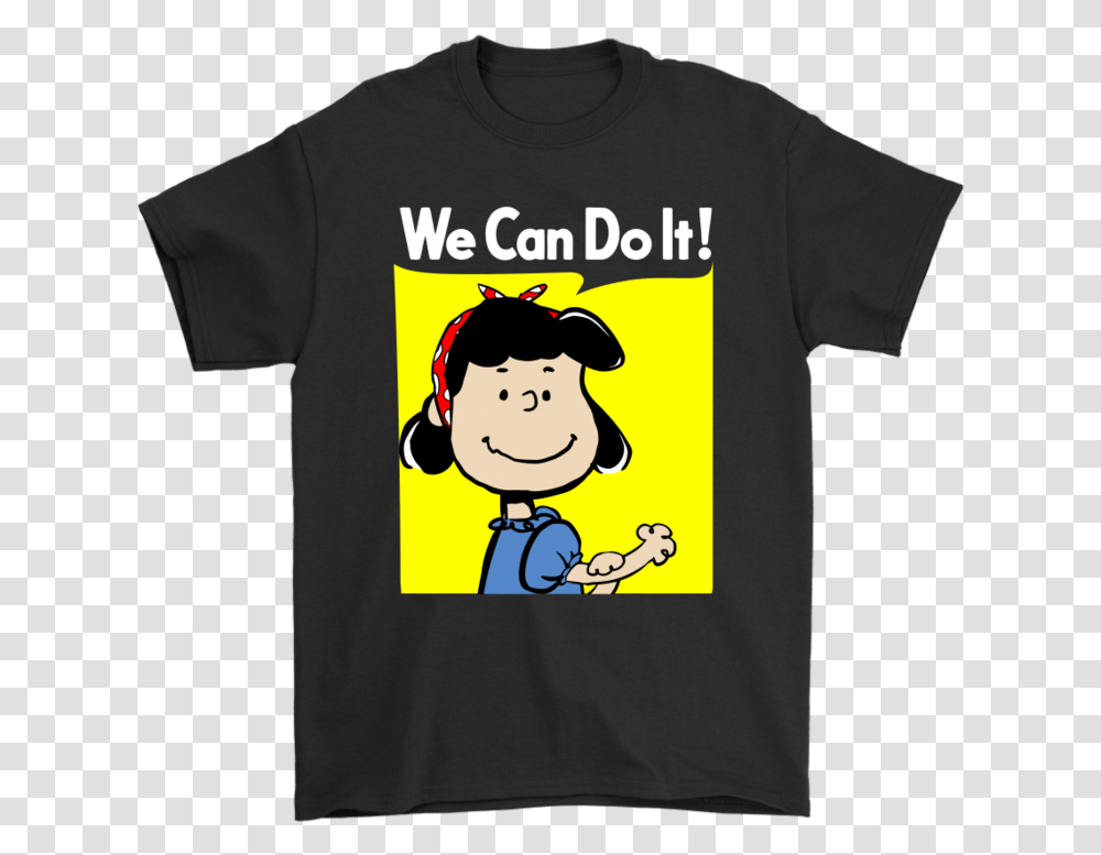 Lucy We Can Do It Strong Woman Snoopy Shirts Snoopy Rosie The Riveter Parodies, Apparel, T-Shirt, Dog Transparent Png