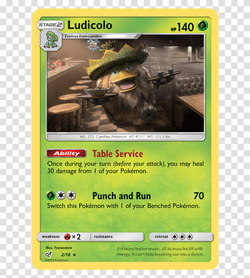 Ludicolo 218 Holo Rare Pokemon Detective Pikachu Cards List, Building, Architecture, Pillar, Column Transparent Png