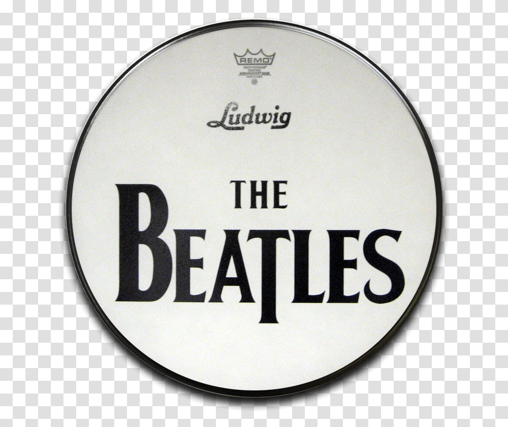 Ludwig Drum Head The Beatles Clip Arts Beatles Drum Head, Label, Word, Cosmetics Transparent Png