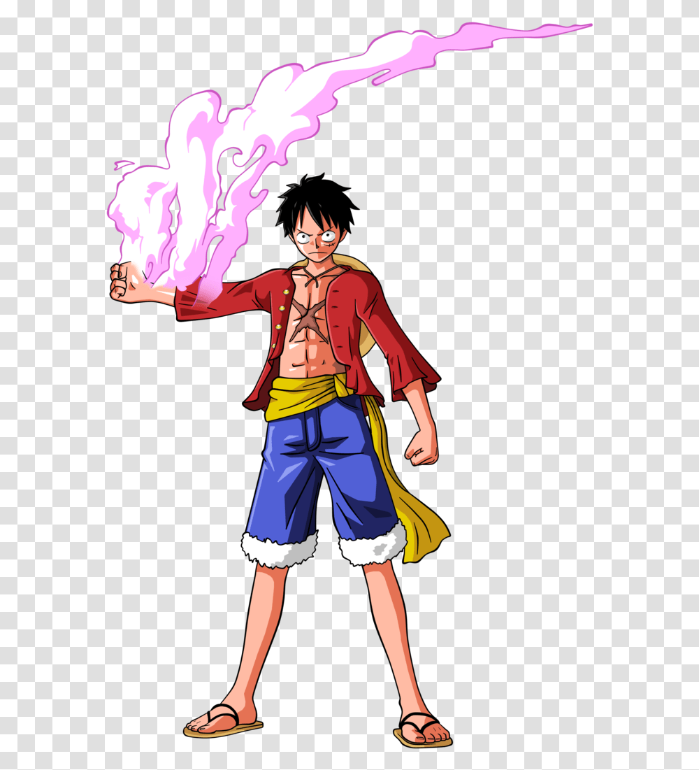 Luffy By Bardocksonic One Piece Luffy 2 Gear, Comics, Book, Manga, Person Transparent Png