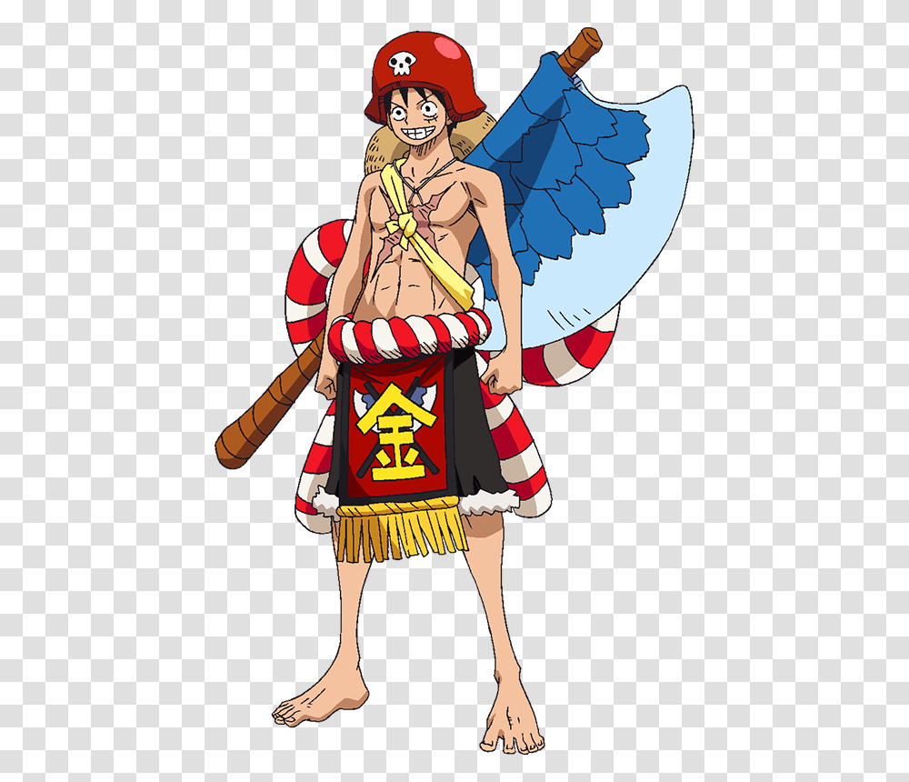 Luffy Film Gold Kintaro Outfit One Piece Luffy Film Gold, Costume, Person, Human Transparent Png
