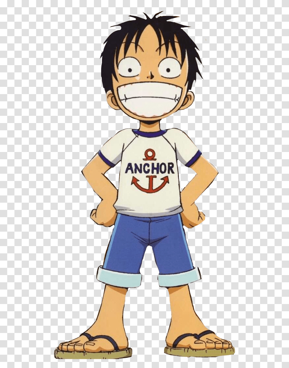 Luffy Monkeydluffy Onepiece Strawhatpirates Child One Piece Luffy Young, Person, People, Sleeve Transparent Png