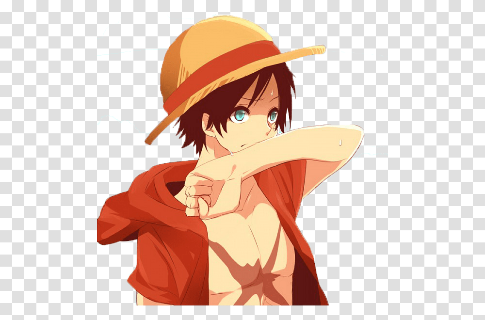 Luffy One Piece Fofas De One Piece, Comics, Book, Helmet Transparent Png