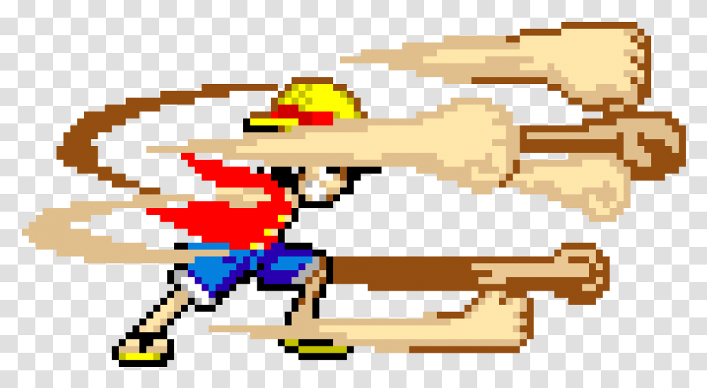Luffy Pixel Art One Piece, Architecture, Building, Rug, Fort Transparent Png