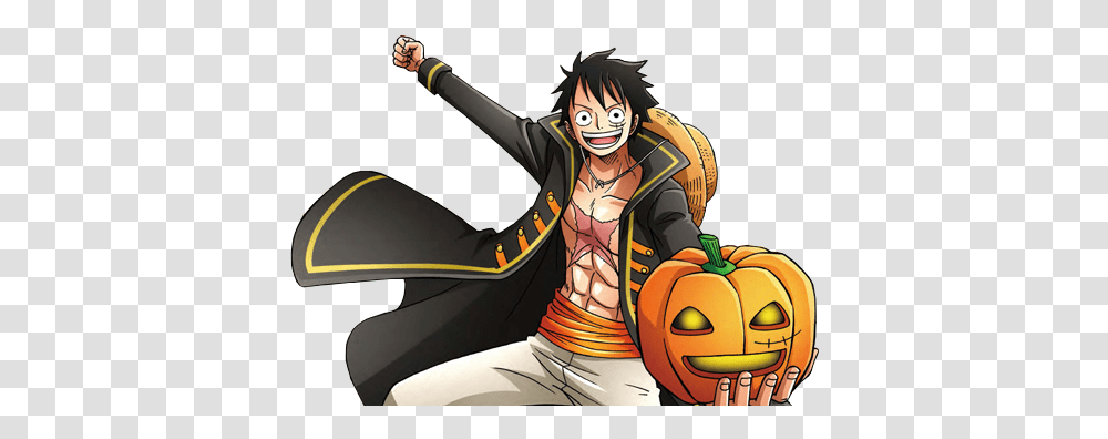 Luffy The One Piece Podcast One Piece Luffy Halloween, Comics, Book, Manga, Person Transparent Png