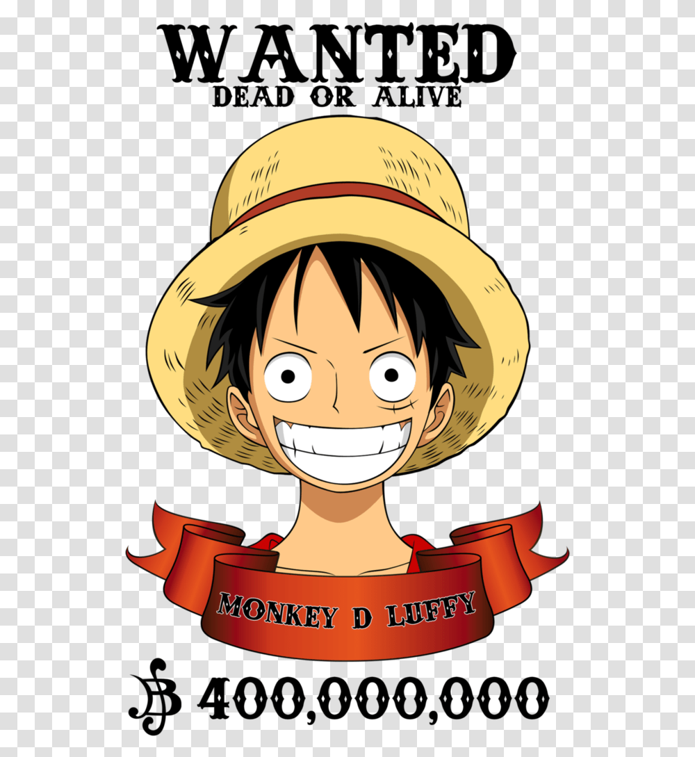 Luffy Wanted By Xxriddickxx One Piece Usopp T Shirt, Helmet, Label Transparent Png
