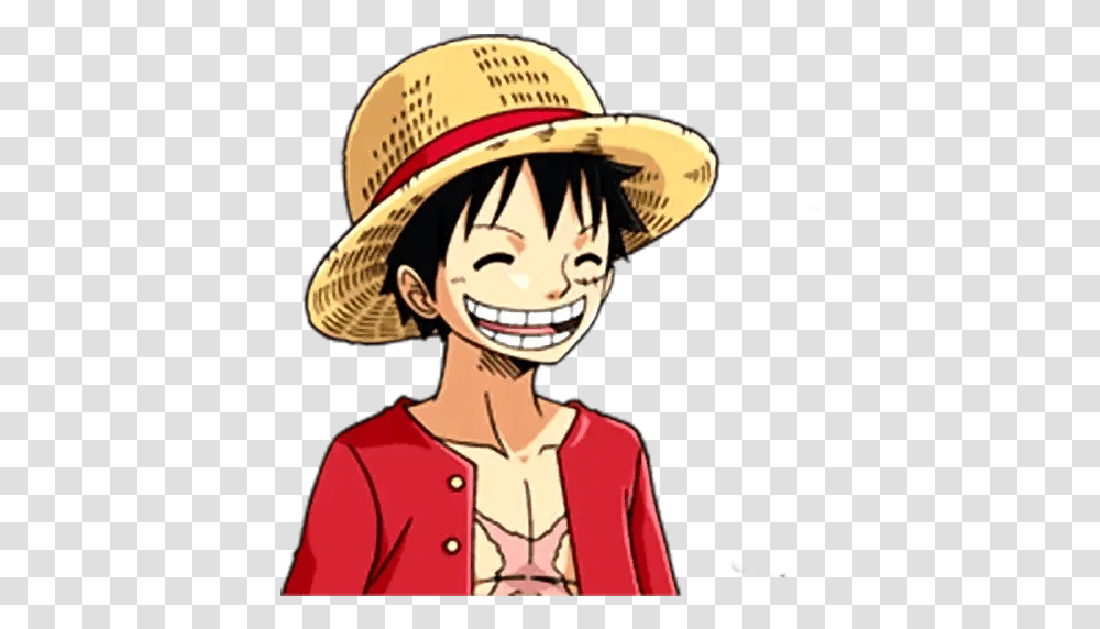 Luffy Whatsapp Stickers Stickers Cloud Luffy Sticker Whatsapp, Clothing, Apparel, Helmet, Person Transparent Png