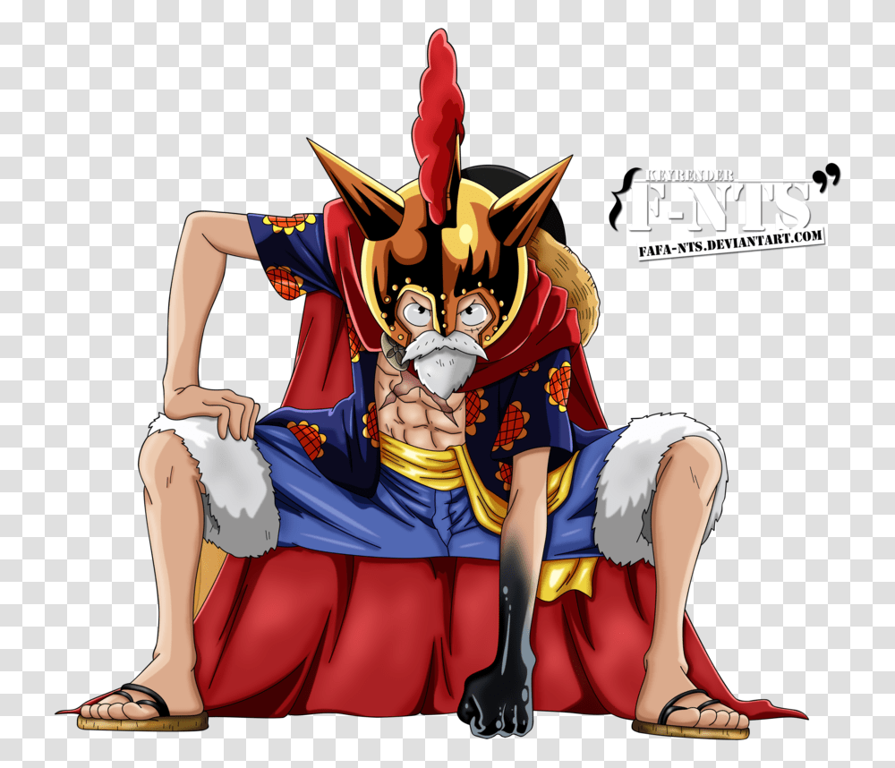 Luffy With A Beard, Person, Comics, Book, Manga Transparent Png