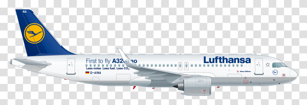 Lufthansa Plane, Airplane, Aircraft, Vehicle, Transportation Transparent Png